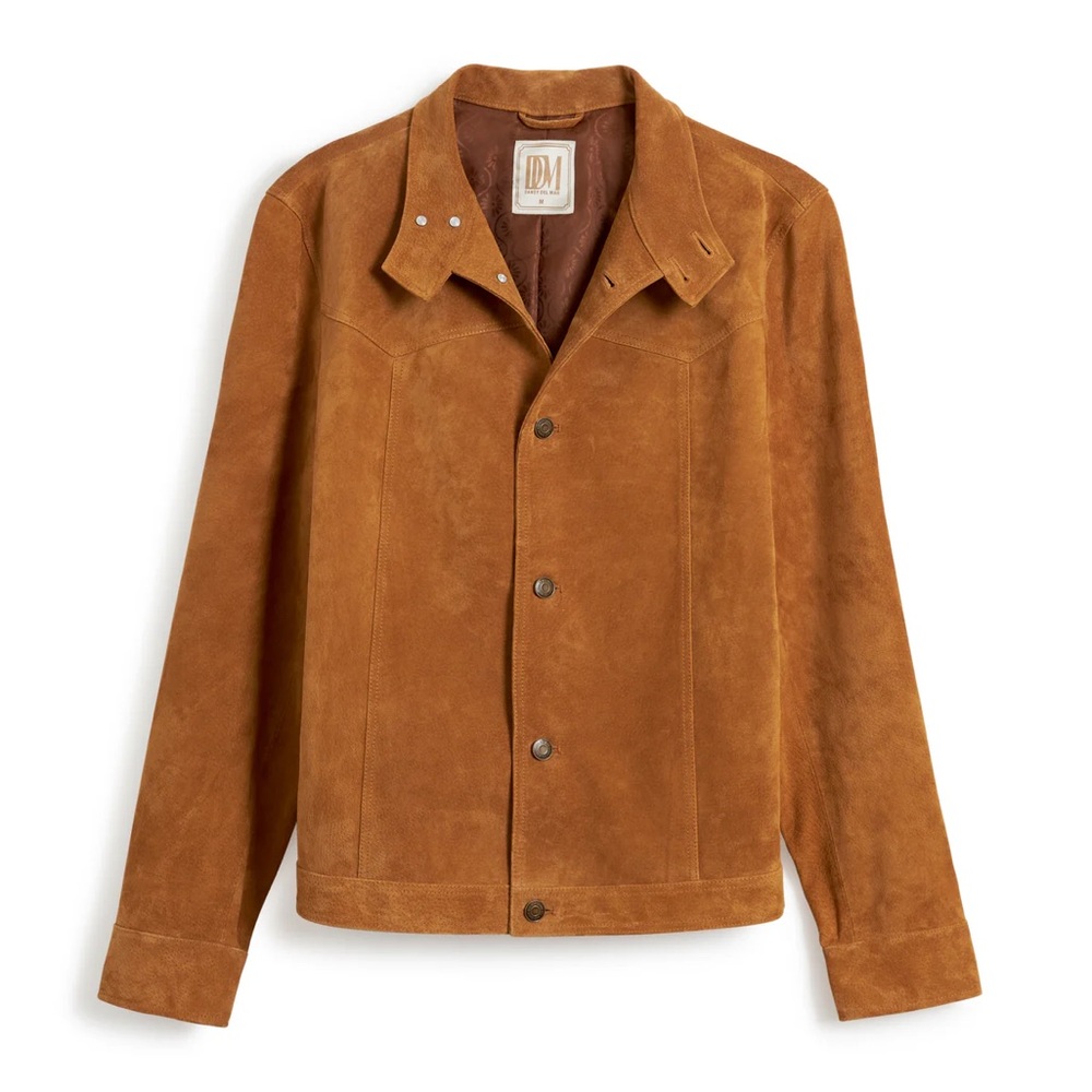 Dandy Del Mar - The San Juan Suede Leather Jacket - Sable - BRAND NEW! NWT